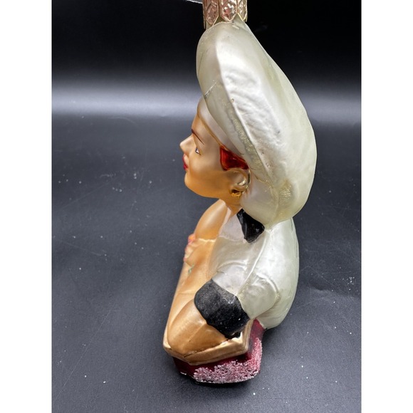 1997 CHRISTOPHER RADKO CANDY MAKER I LOVE LUCY 5.5" ORNAMENT WITH HEART ATTACHED - Picture 2 of 15